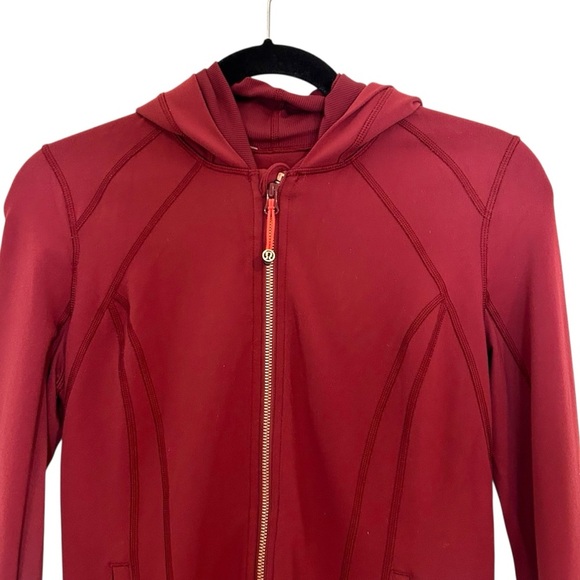 Lululemon Daily Practice Jacket- Wine Berry- Size 6 - Picture 9 of 15